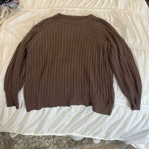 Aerie soft mauve oversized sweater